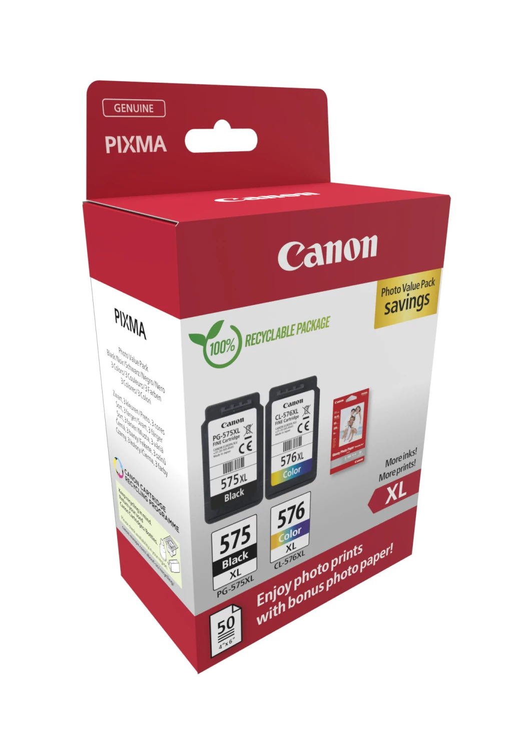 CANON Photo Value Pack XL BKCMY