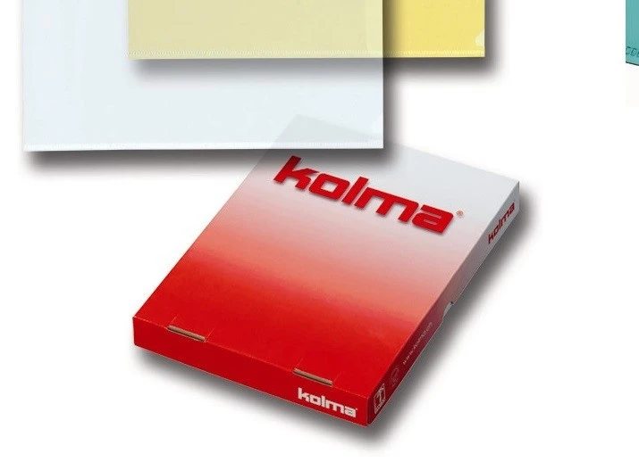KOLMA Pochette transparente Visa A4 AntiReflex assortie (10x)