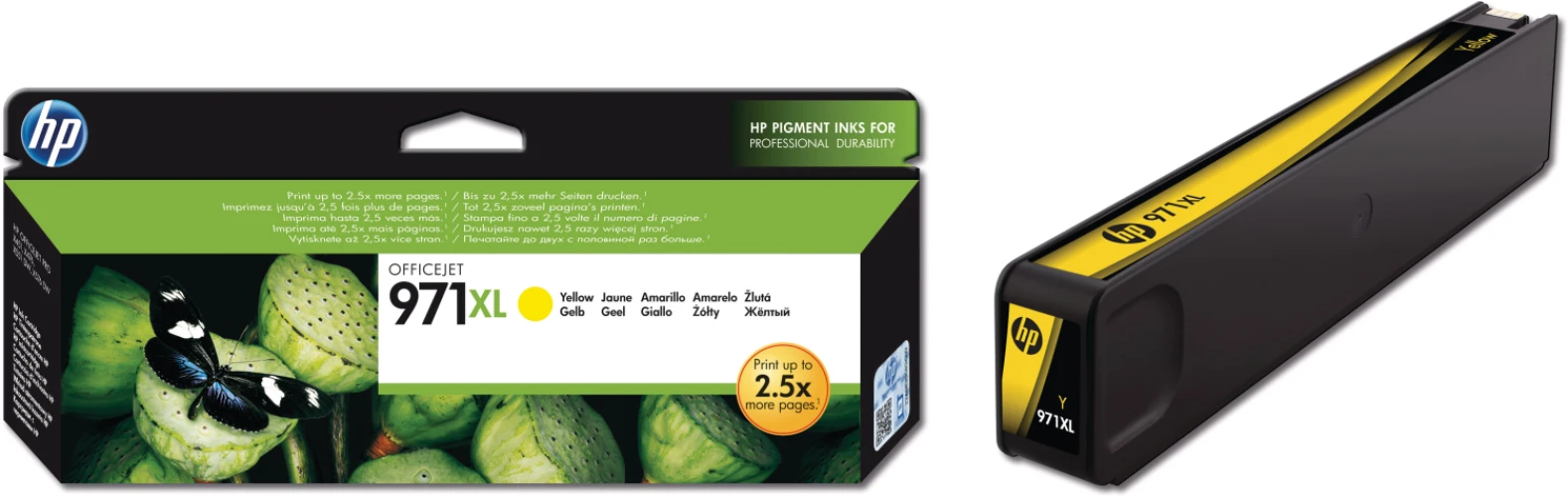 HP 971XL Cartouche d'encre jaune