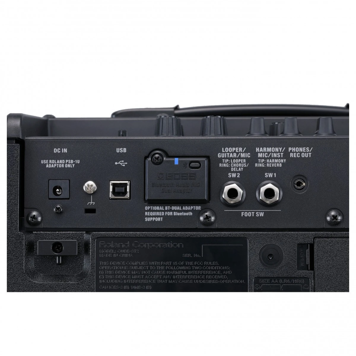 Boss BT-DUAL Bluetooth Audio MIDI Dual adaptateur