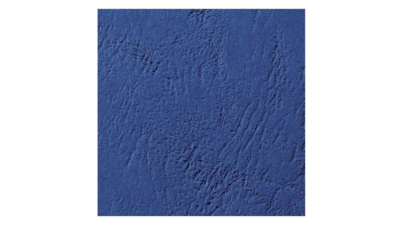 GBC LeatherGrain Deckblatt blau A4 250 g/m²