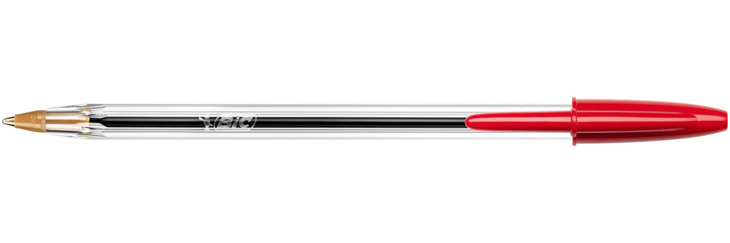 BIC Kugelschreiber Cristal Medium 1 mm, Schreibfarbe rot