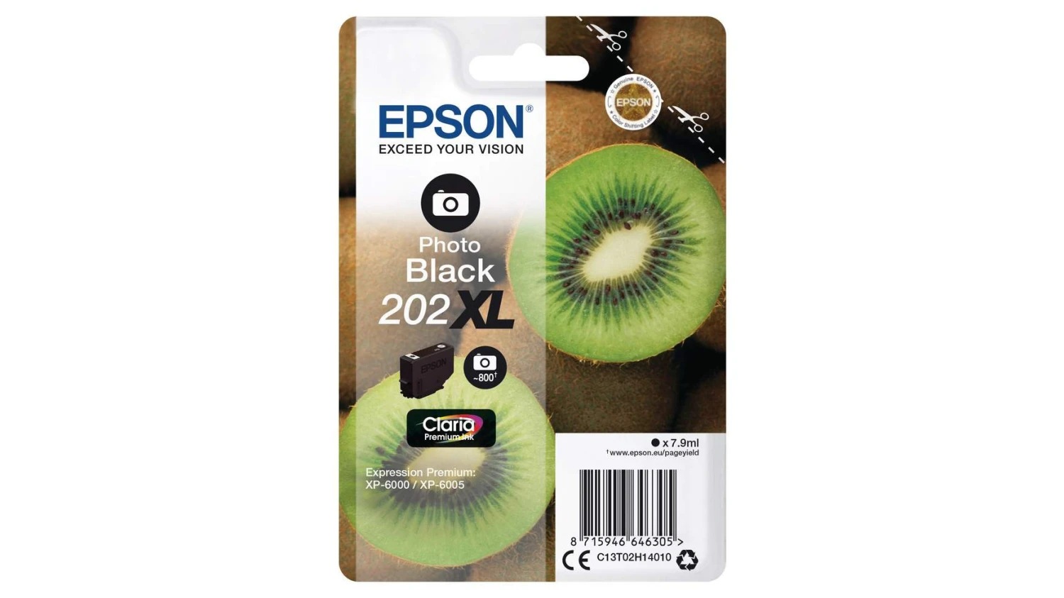 EPSON Tintenpatrone 202XL ph.schwarz
