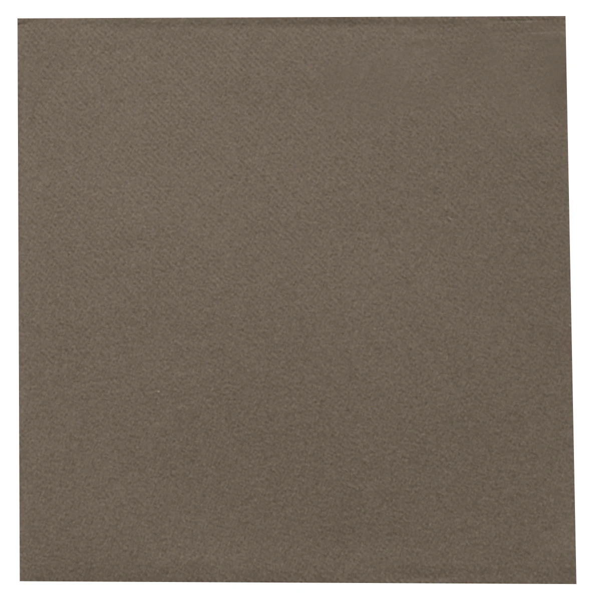 Serviettes DENI meet Airlaid marron, 40 x 40 cm, 1/4 de pli, paquet de 50 pièces