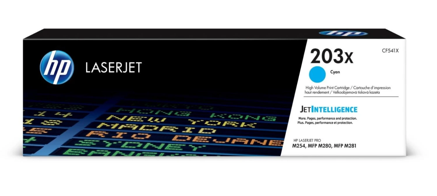 HP Toner-Modul 203X cyan