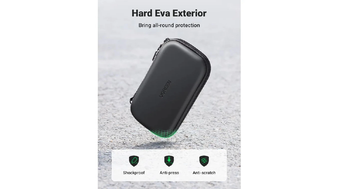 UGREEN Hard Drive Case - Storage Bag