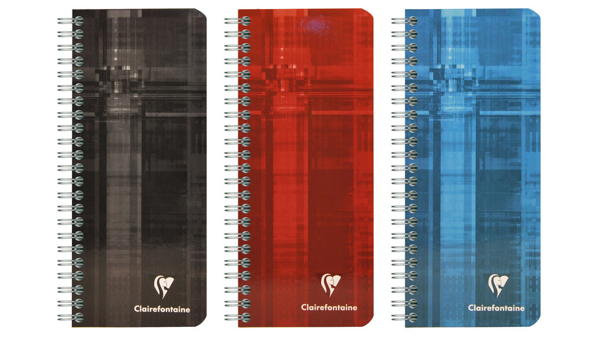 CLAIREFONTAINE Spiralheft assortiert. 8.5 x 20 mm