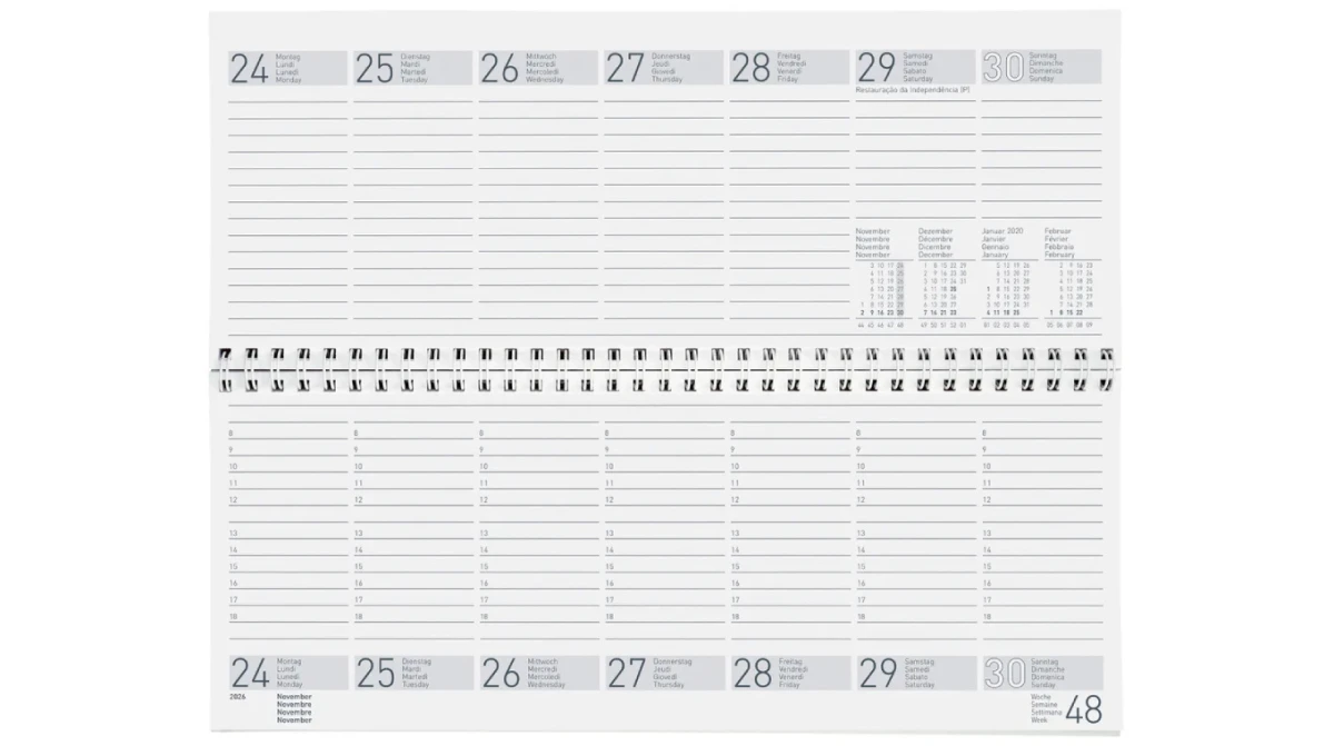 BIELLA Calendrier de table Seplana 2026