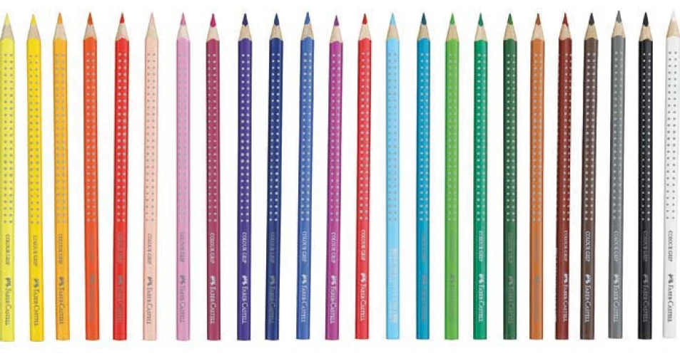 FABER-CASTELL Farbstifte Colour GRIP 24 Farben