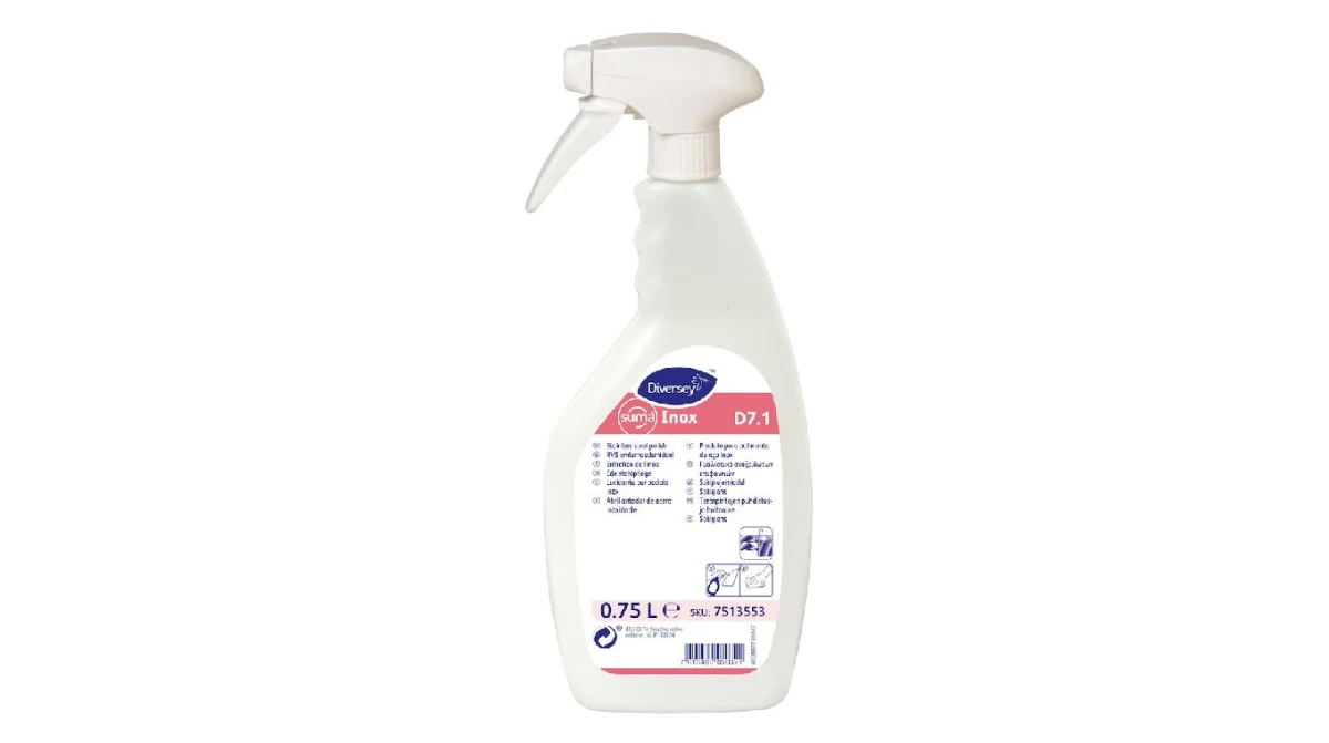 SUMA Entretien de l'acier inoxydable Inox D7.1, 6 x 750 ml