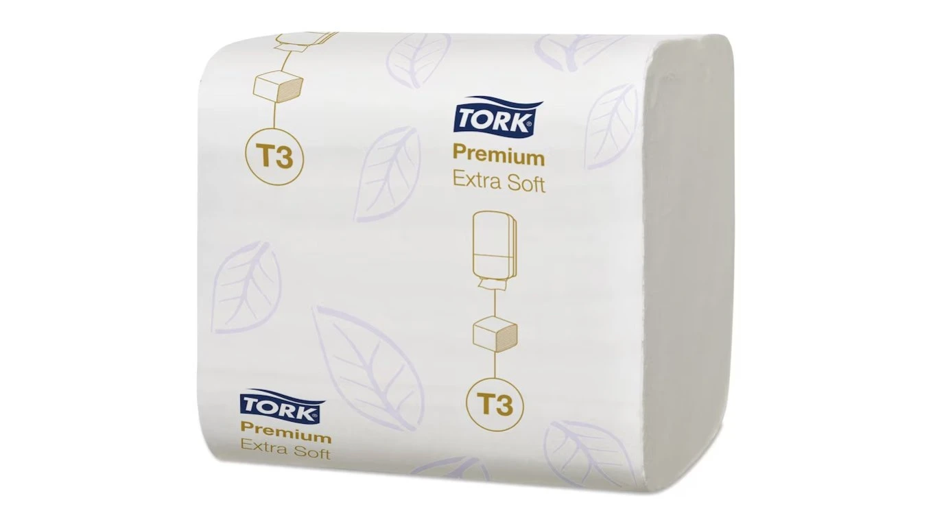 TORK Papier toilette feuille à feuille Premium 2 couches, 7'560 feuilles