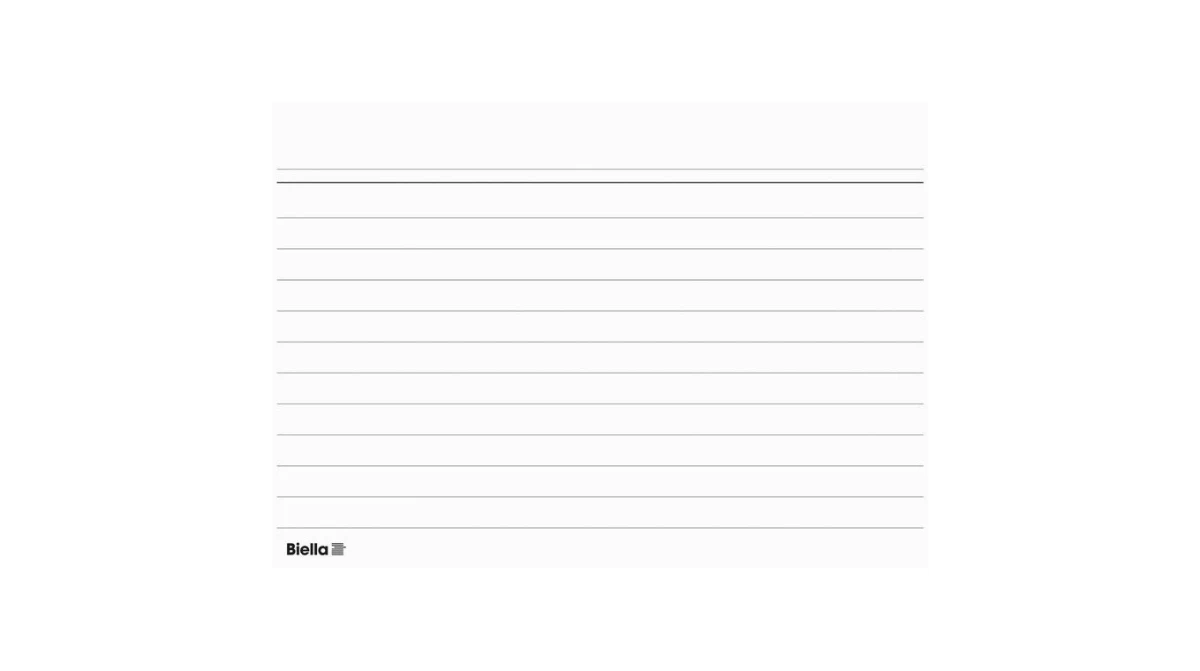 BIELLA Cartes-fiche lignées A5, 200 g/m2, 100 pcs.