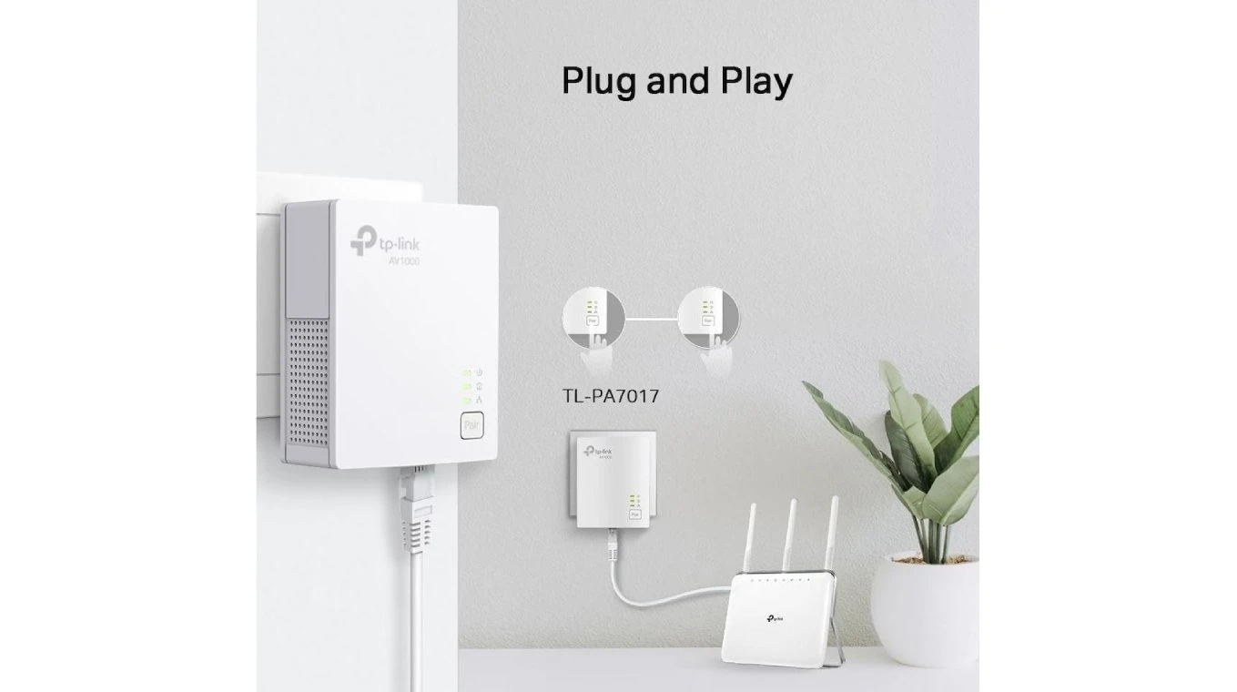 TP-LINK TL-PA7017 Gigabit Powerline Starter Kit