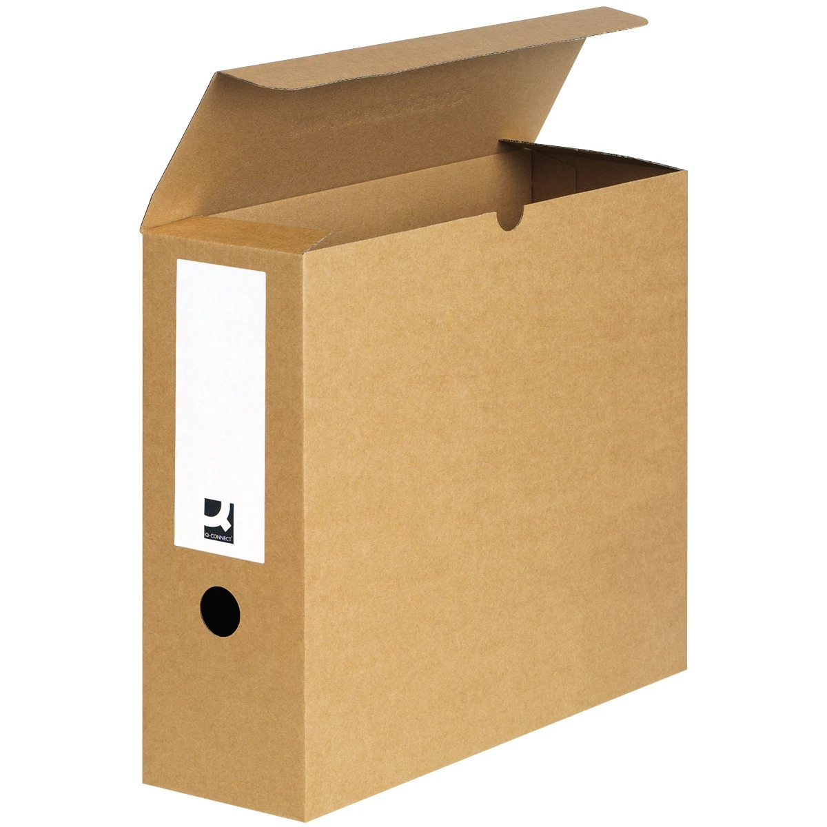 Boîtes d'archivage Q-Connect marron, A4