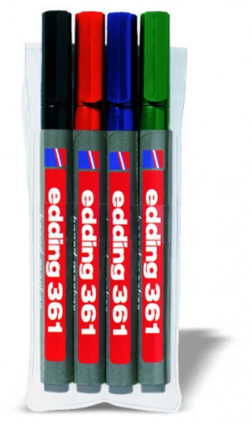 EDDING Boardmarker 361 - 4er Set- Kartonetui
