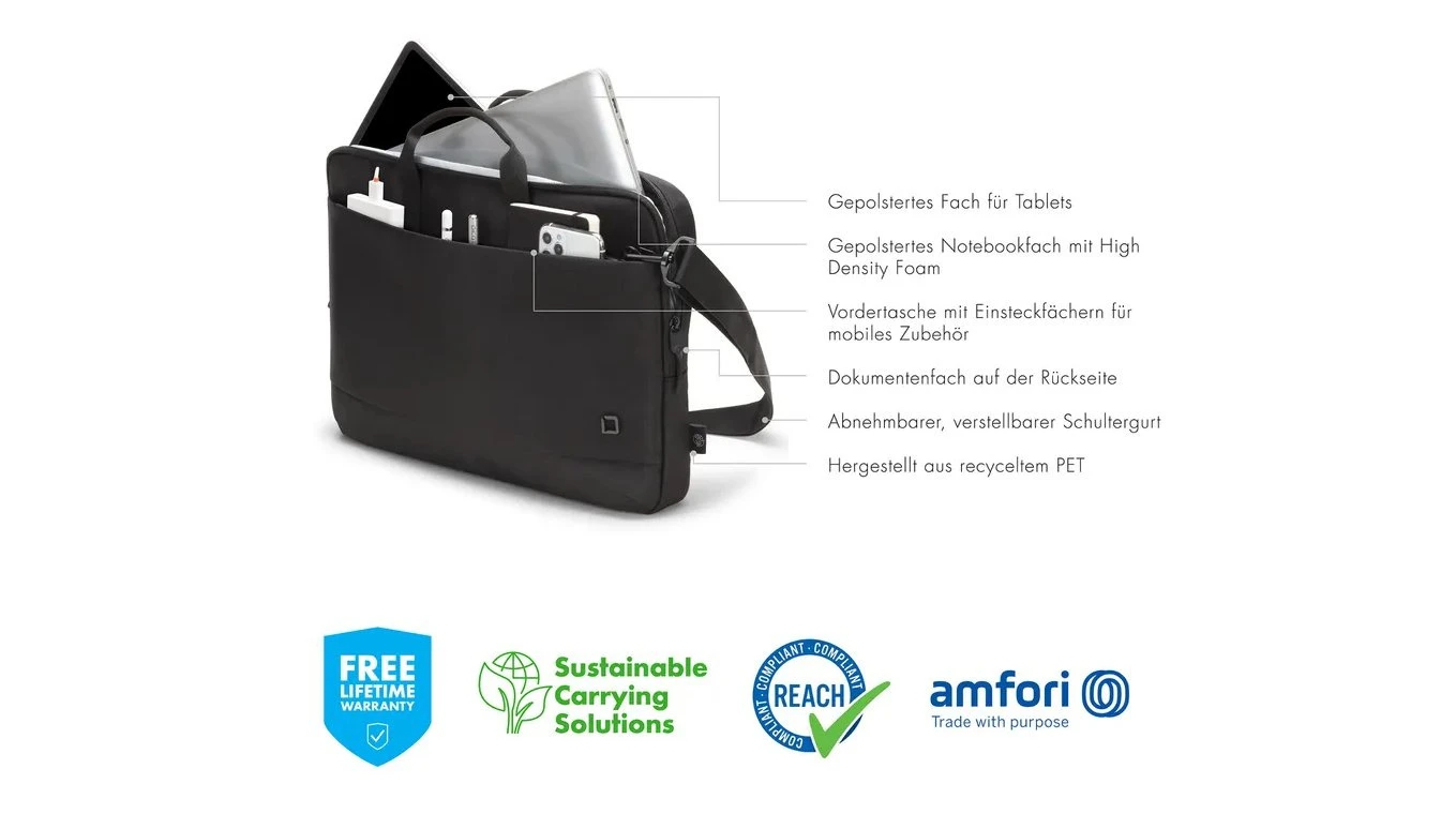 DICOTA Eco Slim Case MOTION 15.6"