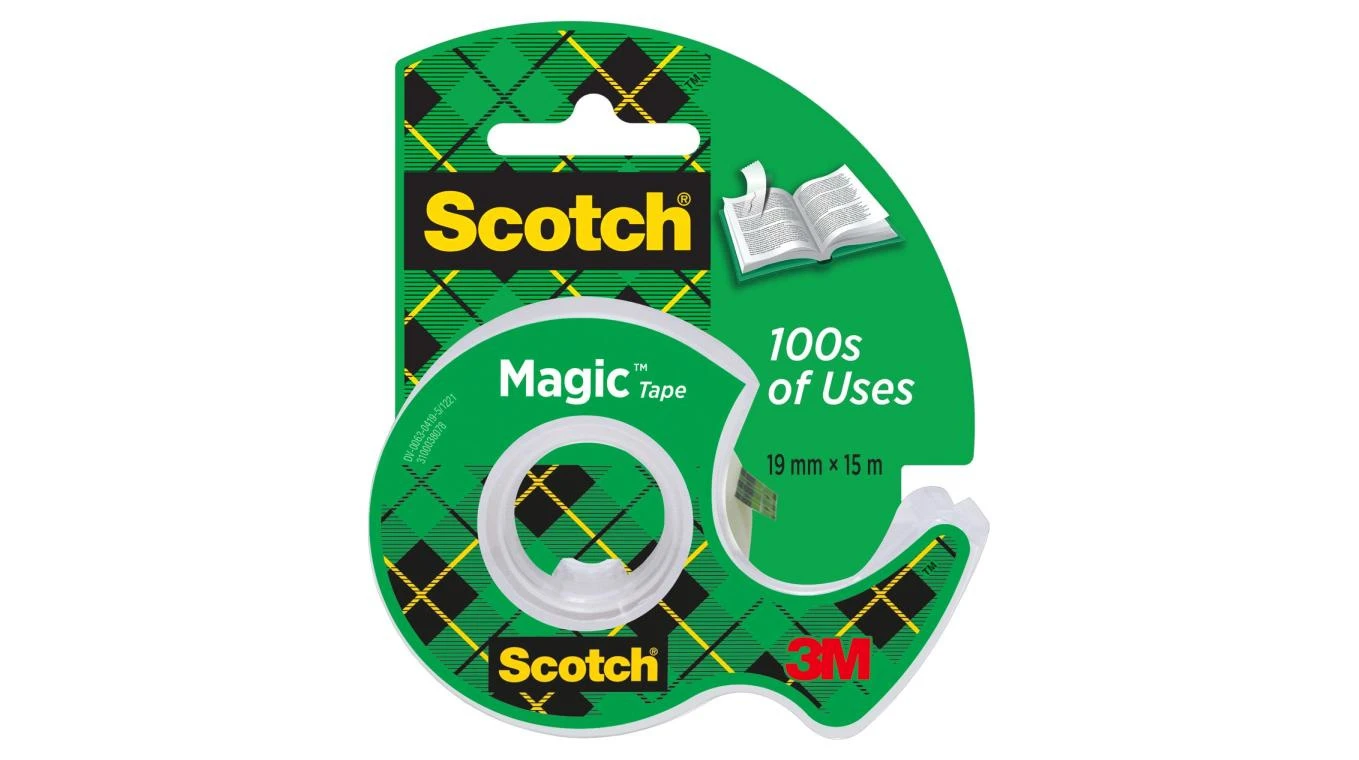 SCOTCH Magic Tape 810, 19mm x 15m + dérouler