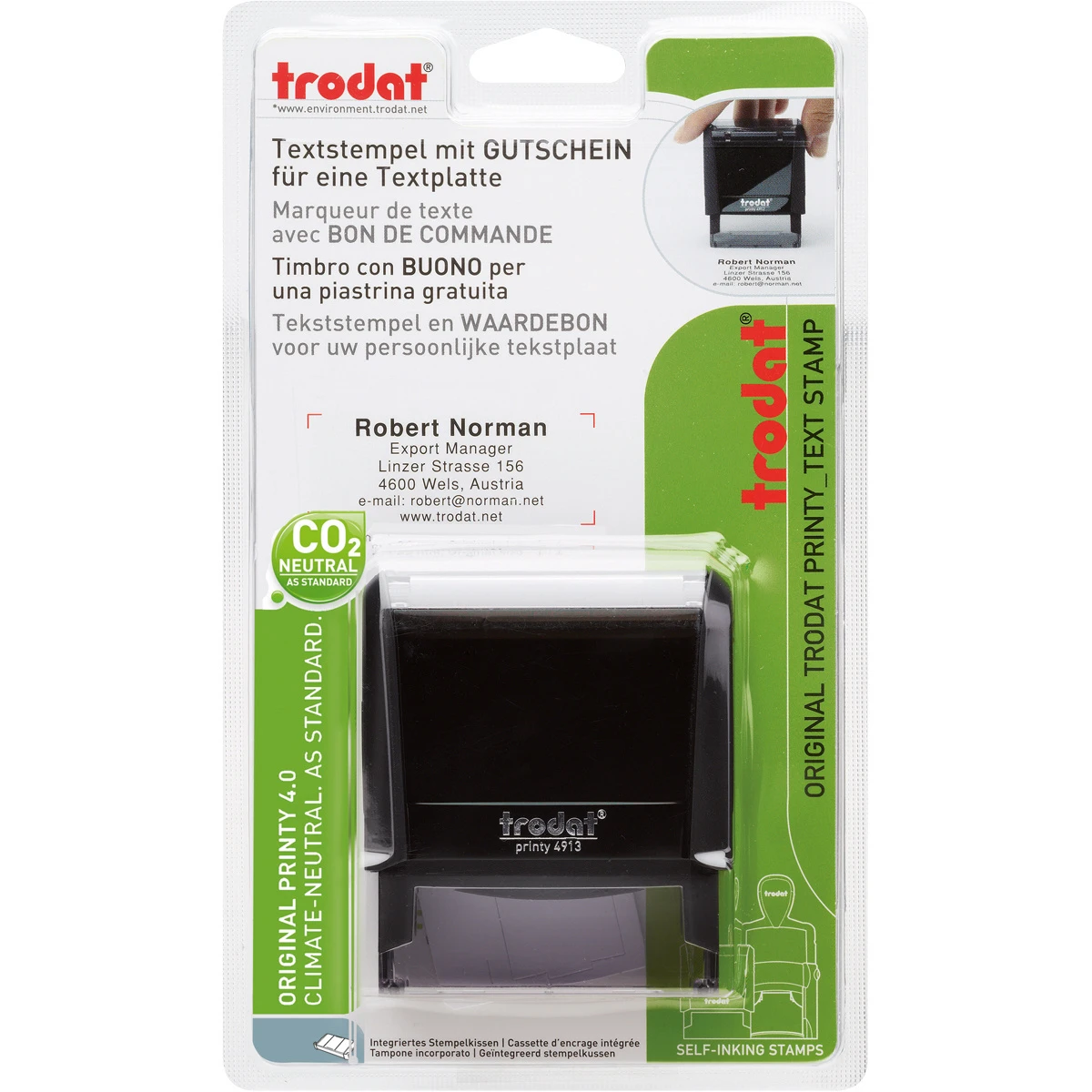 TRODAT Printy 6/4913 Tampons texte
