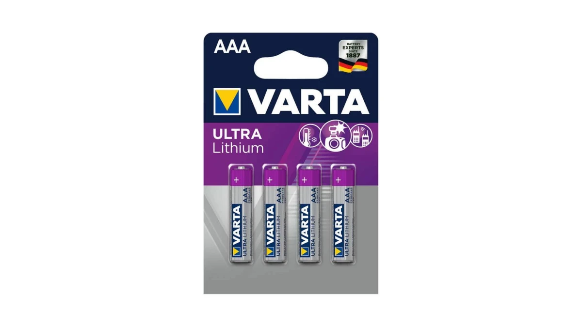 VARTA Piles Ultra Lithium AAA/LR03