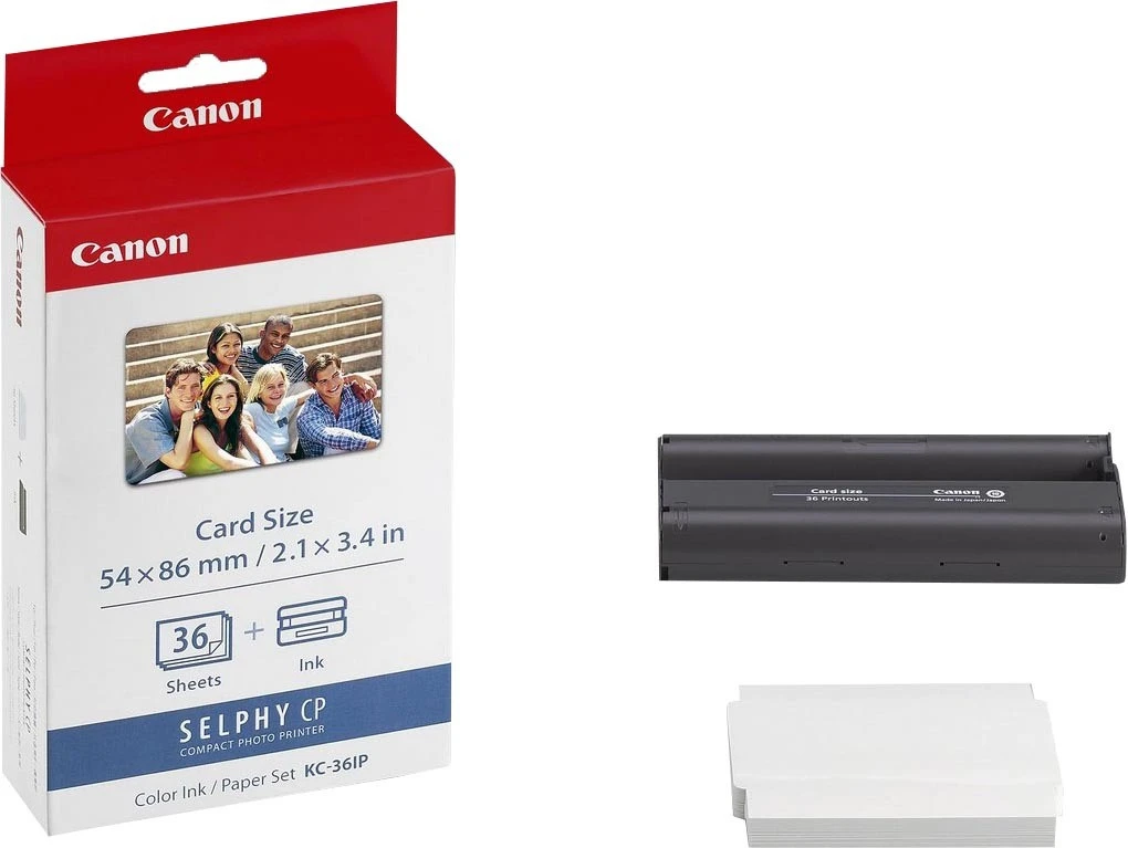 CANON KC-36IP encre couleur + papier 54 x 86 mm, 36 flls.