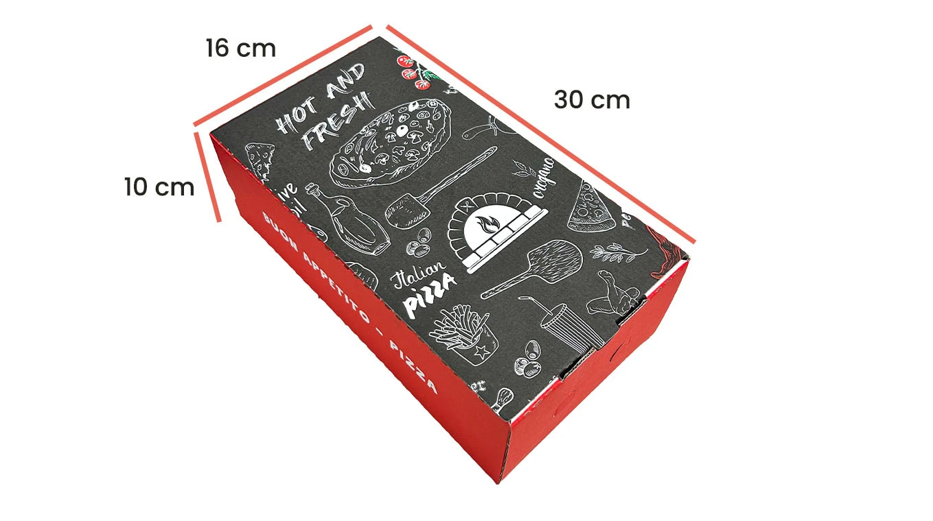 Boîtes à pizza Calzone 100 pièces