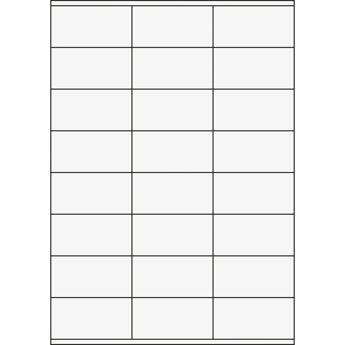 Etiquettes A4, 70 x 36 mm, 100 feuilles