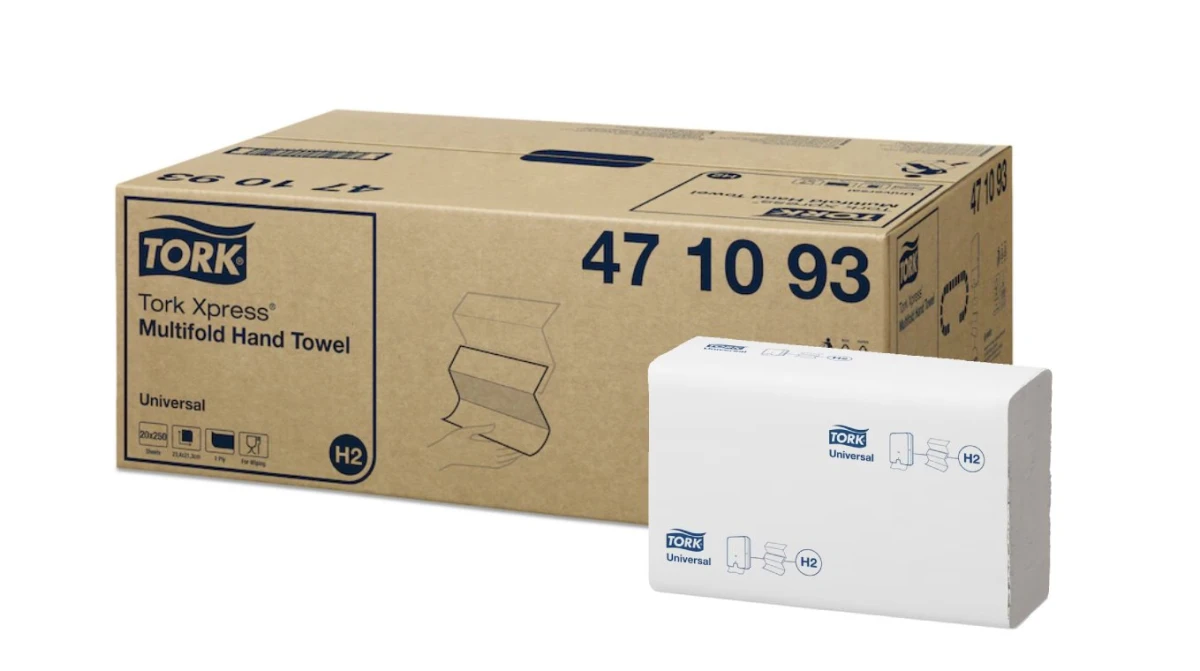 TORK Papierhandtücher Xpress Universal Z-Falz, 1-lagig, weiss