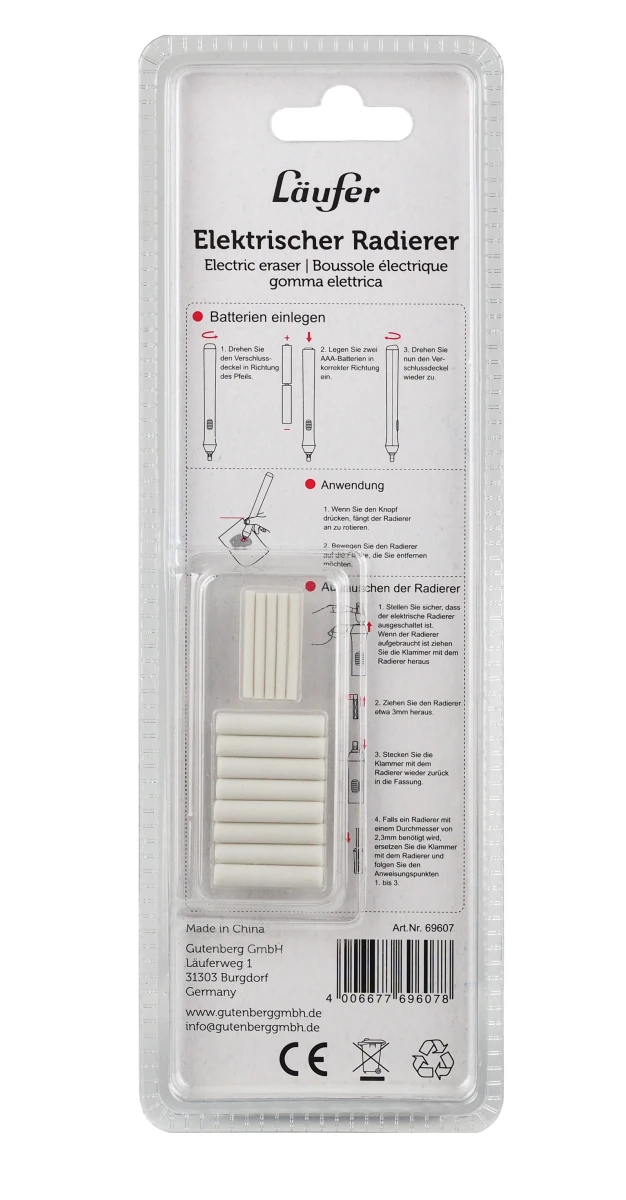 LÄUFER Gomme électrique