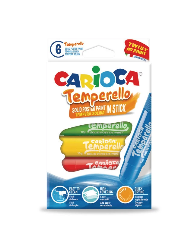 CARIOCA Couleur poster Temperello 6 pcs.