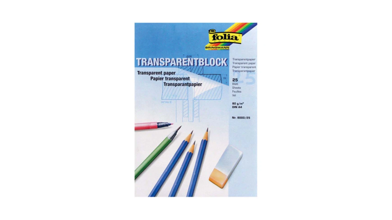 FOLIA Transparentpapier A4