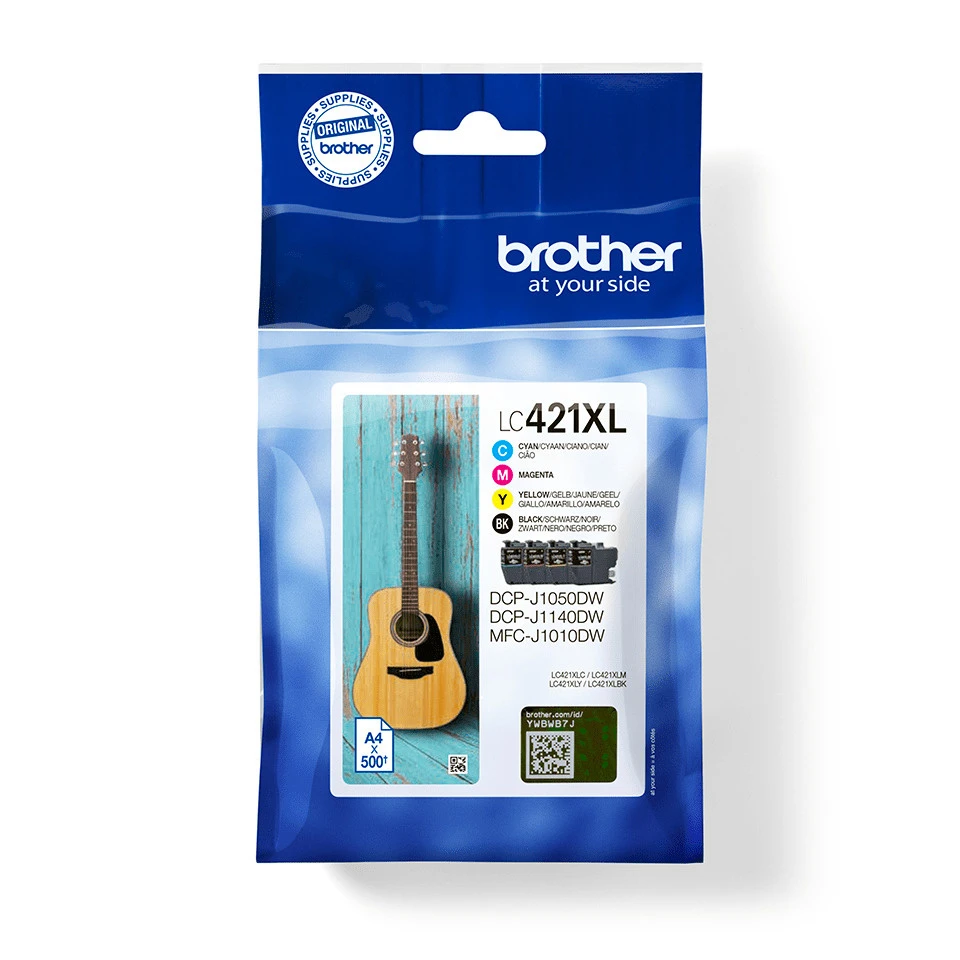 BROTHER Valuepack Tinte LC421 XL CMYBK