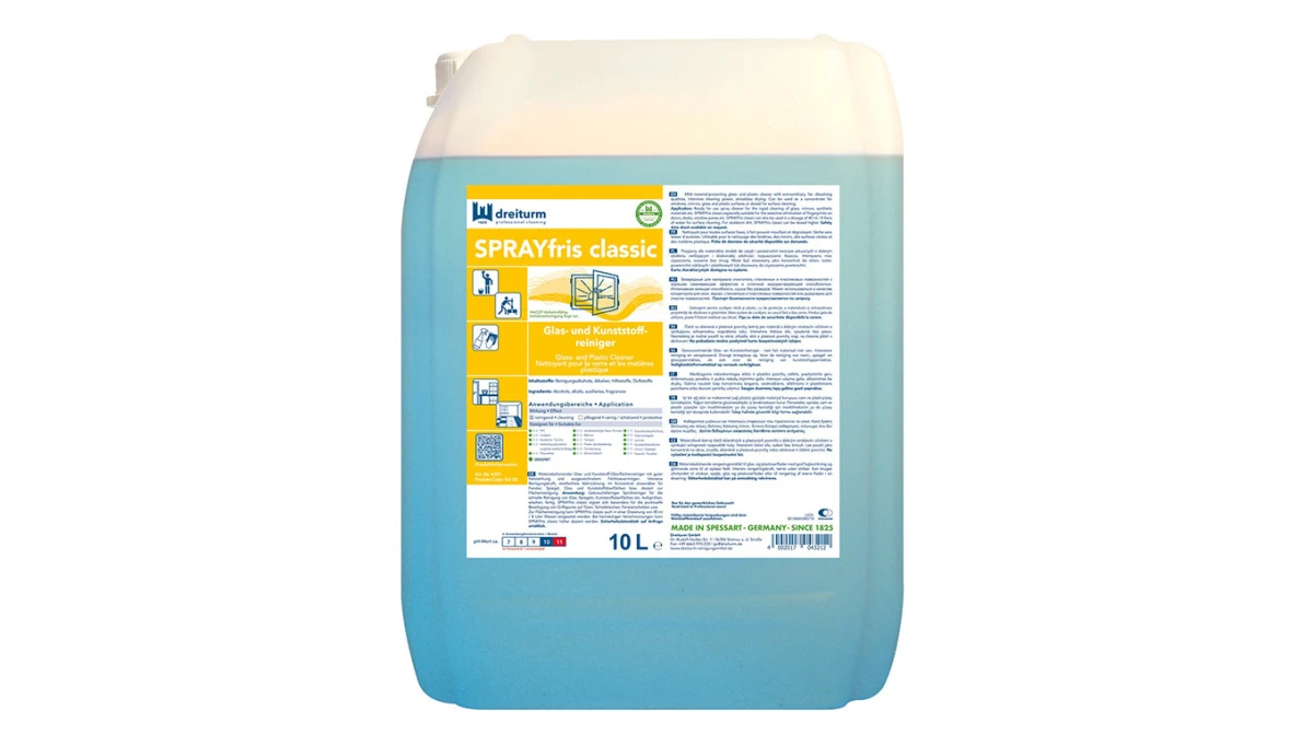 DREITURM SPRAYfris classic Nettoyant verre & plastique 10 L