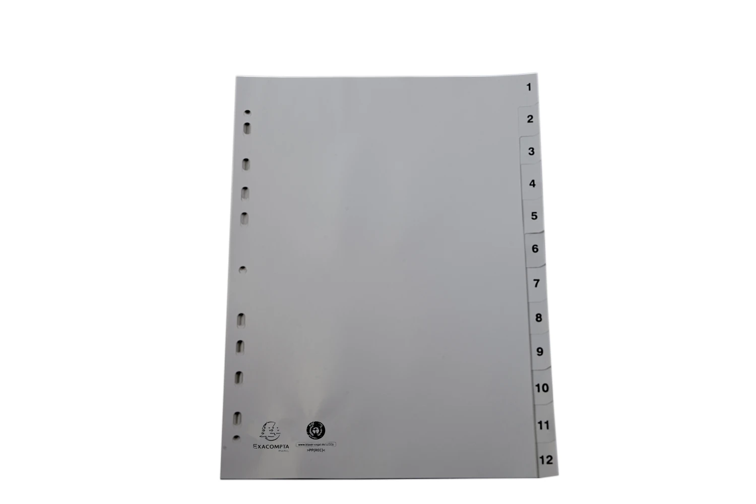 EXACOMPTA Zahlenregister 1 - 12