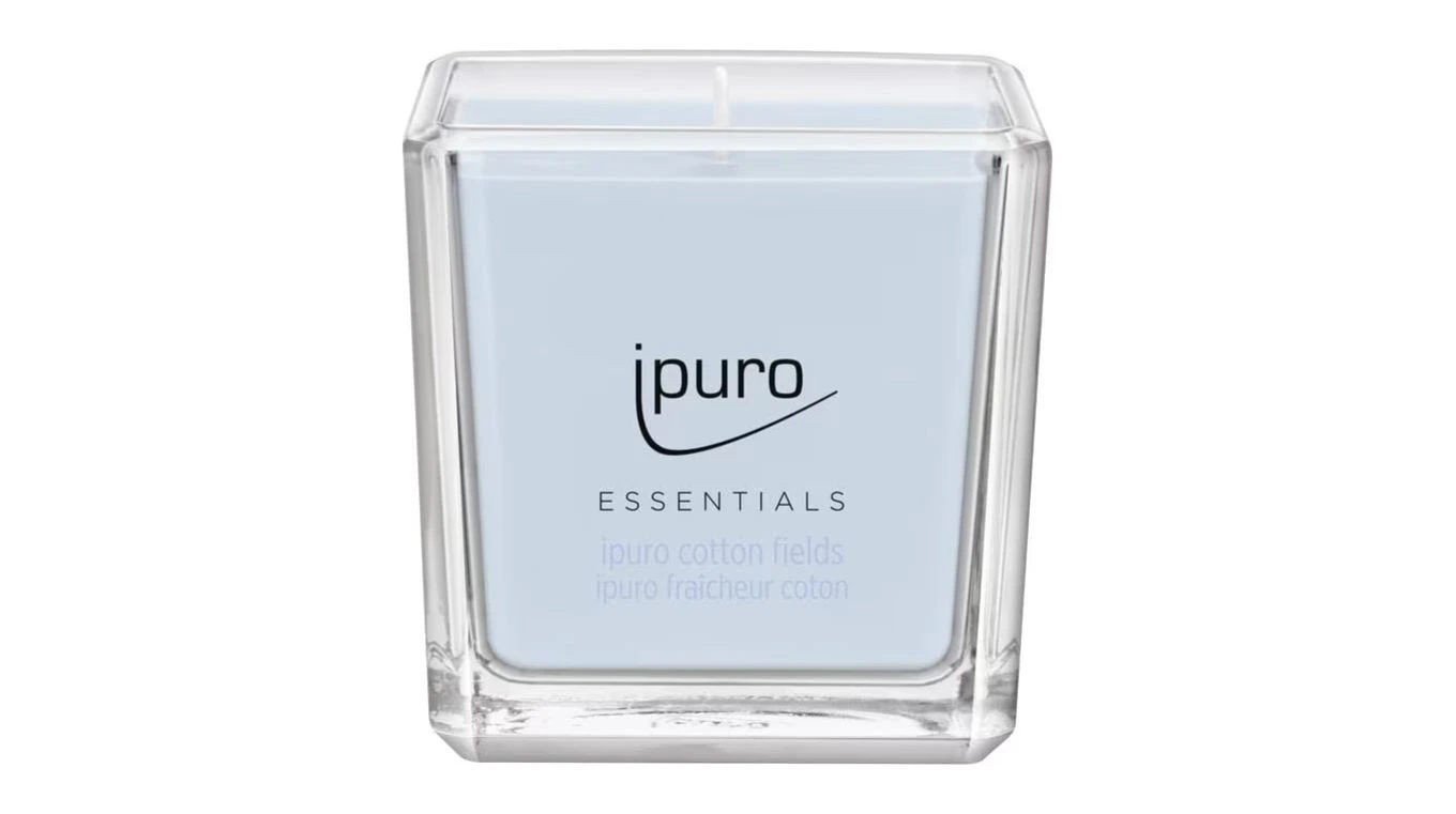 IPURO Bougie parfumée Essentials Cotton Fields