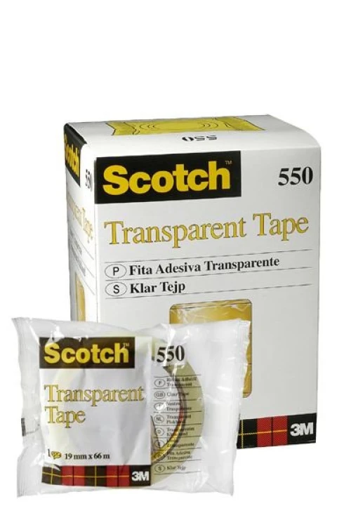 SCOTCH 550 Tape Rubans adhésifs 19 mm x 66 m