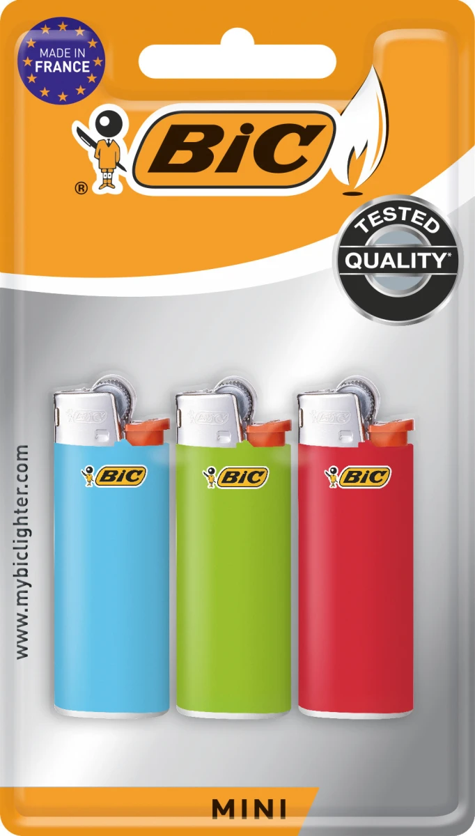 BIC Briquet J25 Mini 3 pcs.