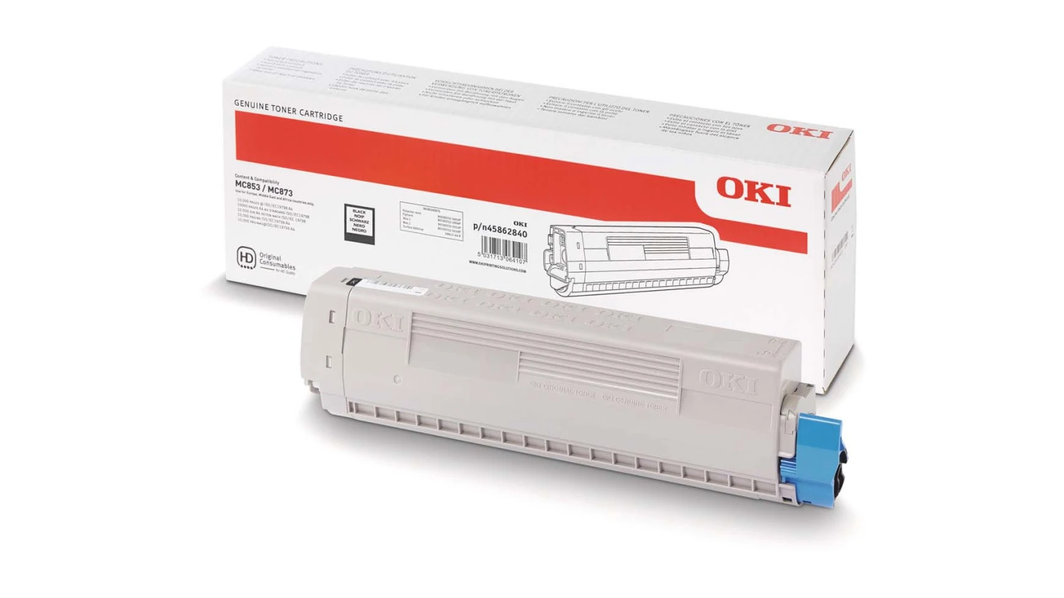 OKI Toner schwarz 45862840