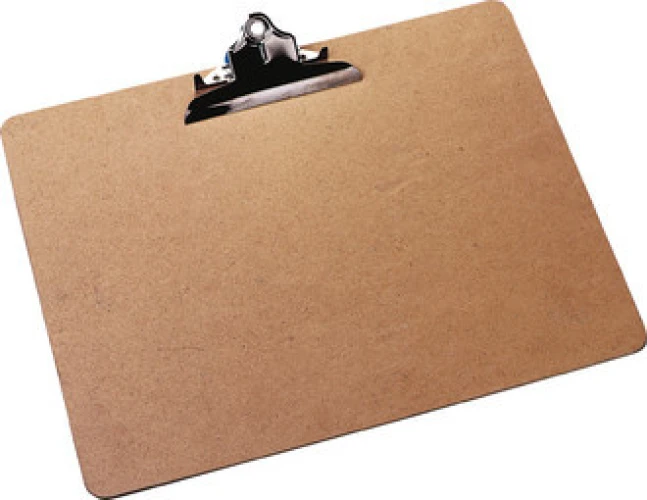 Q-CONNECT Plaque à écrire avec mécanisme de serrage A3
