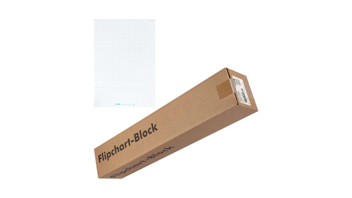 LANDRÉ Blocs flip-chart 65 x 98cm - quadrillé 25mm