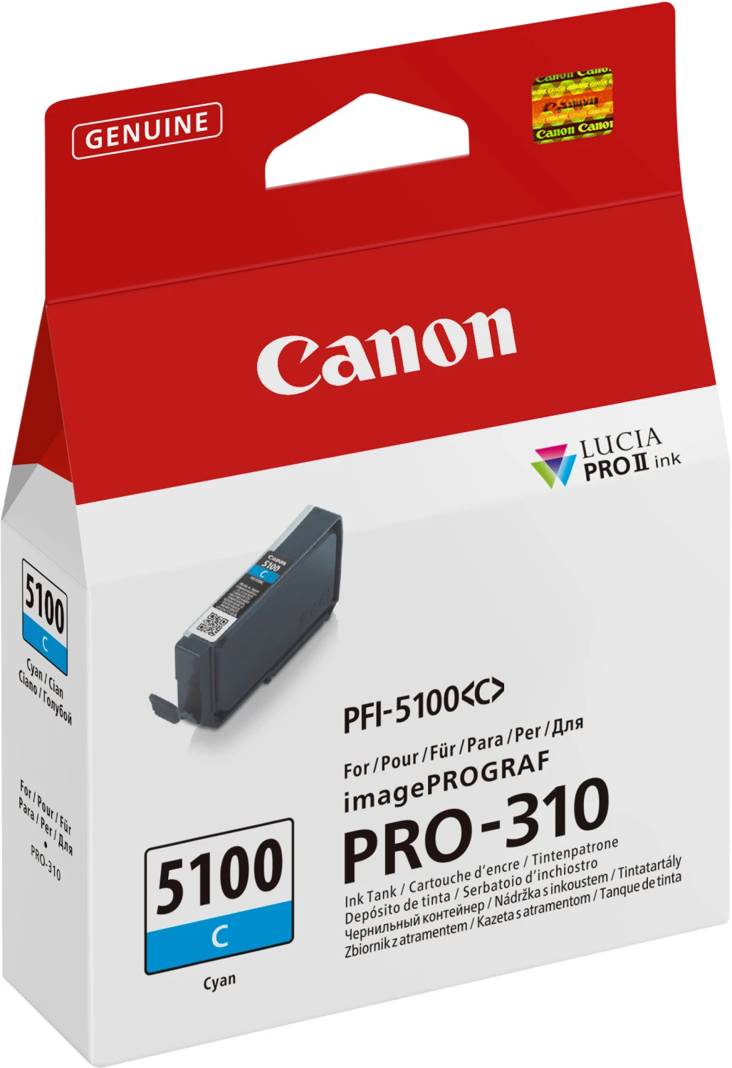 CANON Tintenpatrone cyan PFI-5100C