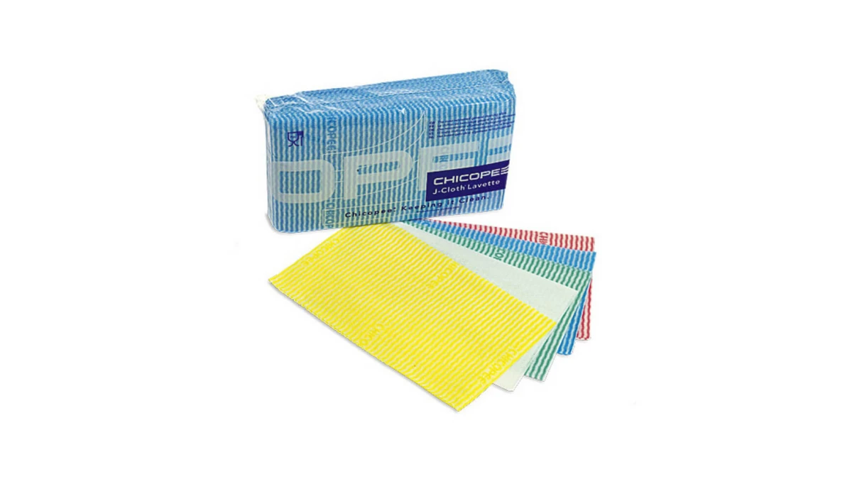 Chiffons de nettoyage Chicopee J-Cloth Lavette, jaune, 61 x 36 cm, 50 pièces