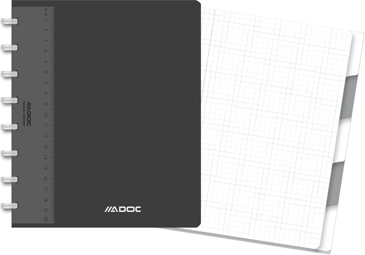ADOC Carnet à anneaux Pap-Ex A5