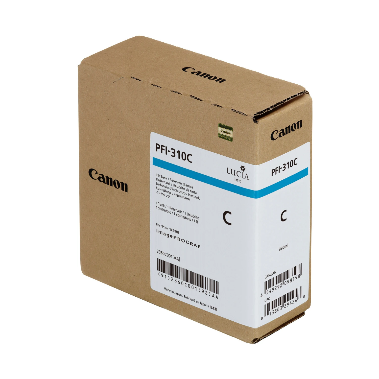 CANON PFI-310C Cartouche d'encre cyan