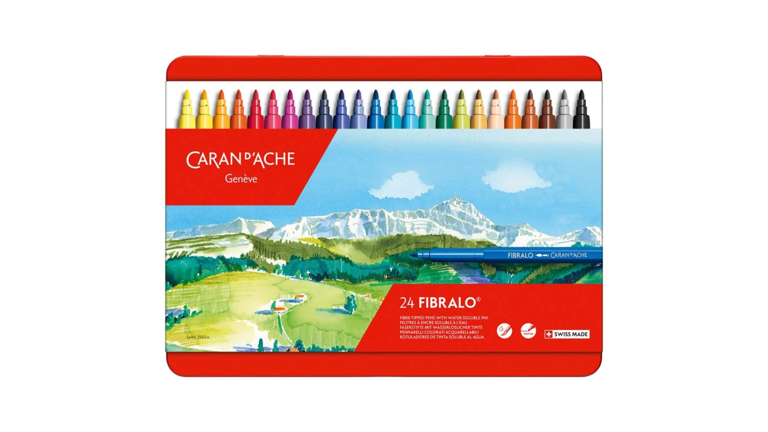 CARAN D'ACHE Feutres Fibralo 24 pces