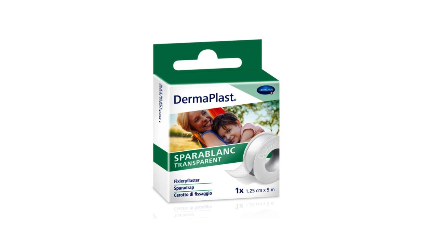 DERMAPLAST Pansement de fixation Sparablanc distributeur clip 26 pièces
