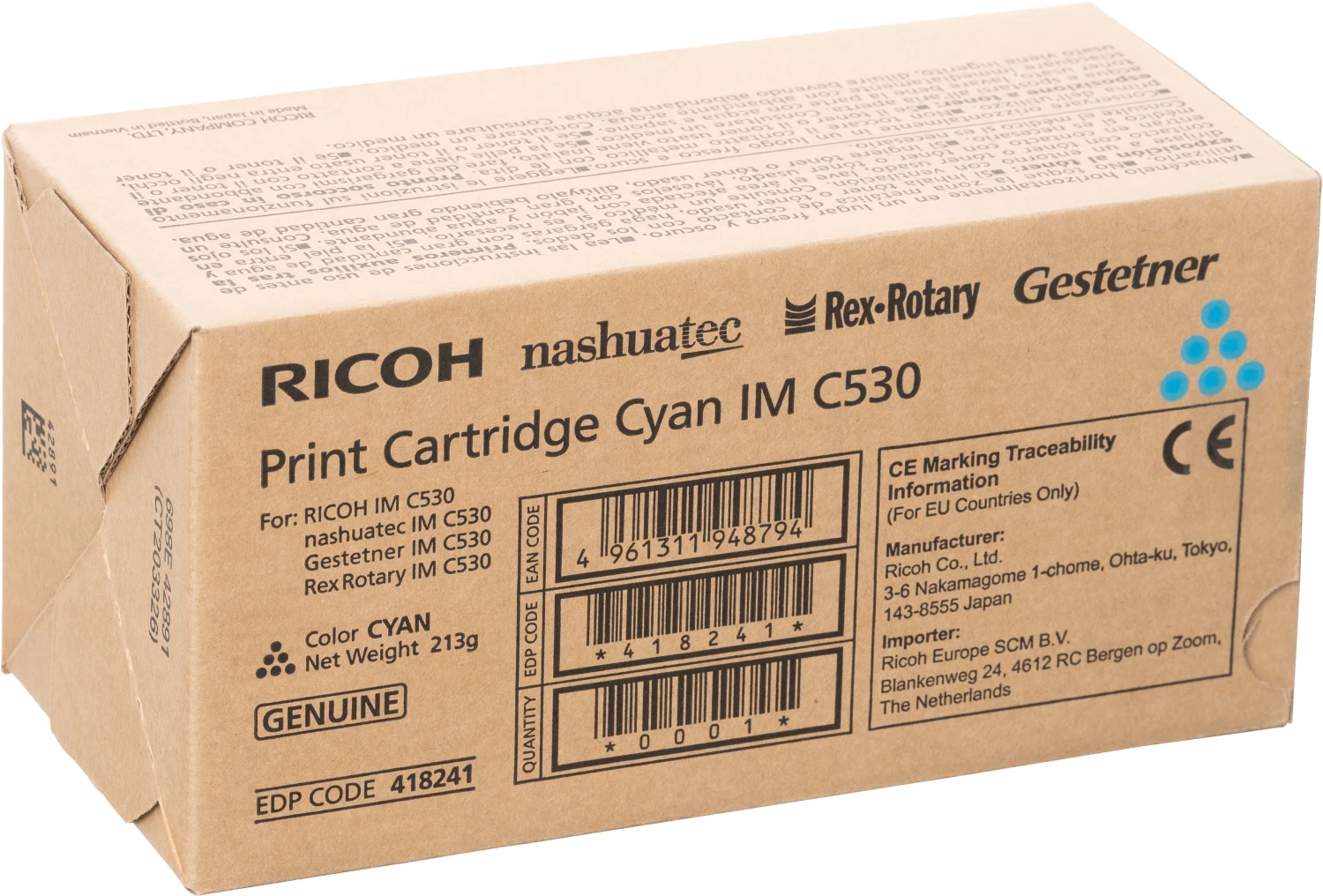RICOH 418241 Toner cyan
