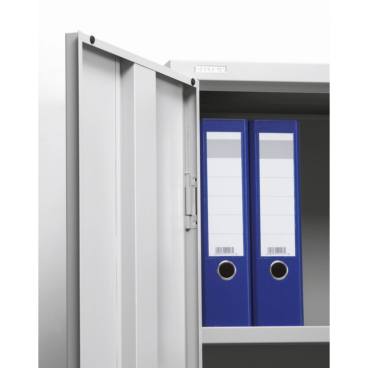 Armoire de bureau en métal, 195 x 92 x 42 cm - RAL 7035