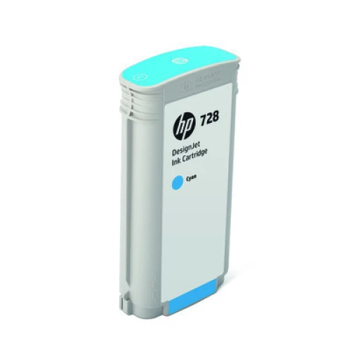 Hewlett Packard Cartouche d'encre cyan haute-capacité (F9J67A, 728)