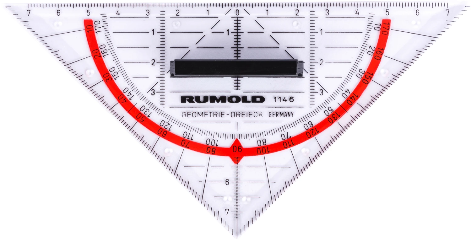 RUMOLD 1146 Geodreieck 14 cm