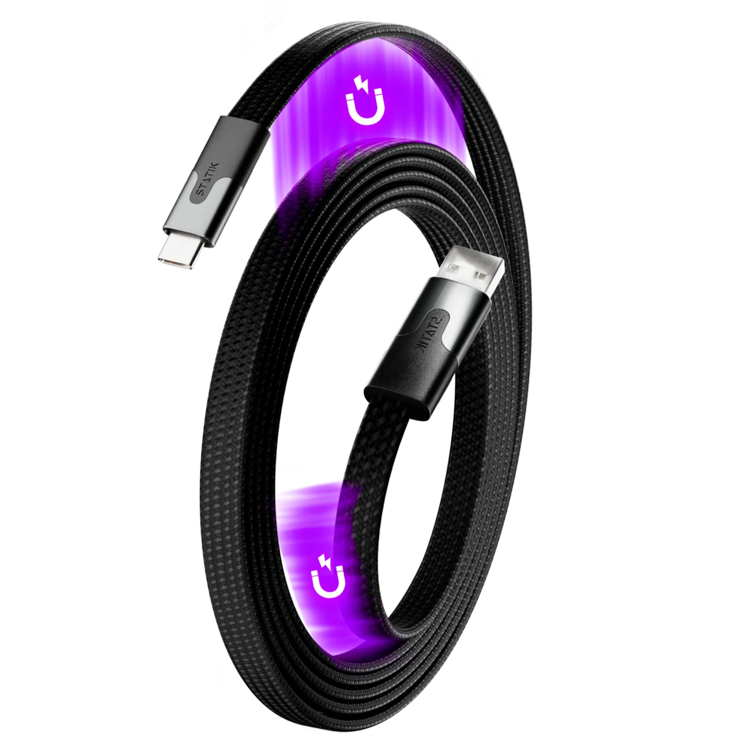 STATIK MagStack Slim USB-A zu C Kabel, 1m